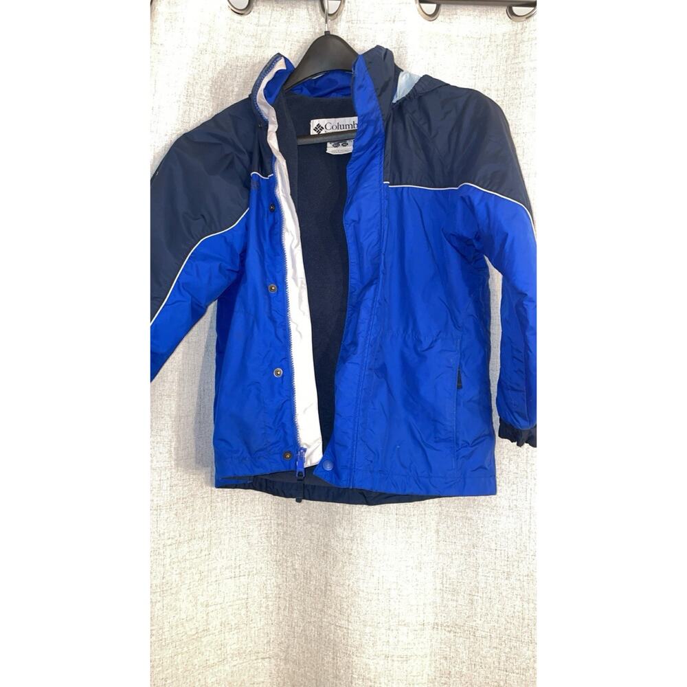 Columbia Kids Winter Coat Puffer Jacket Warm Insulated Outerwear Blue 10/12